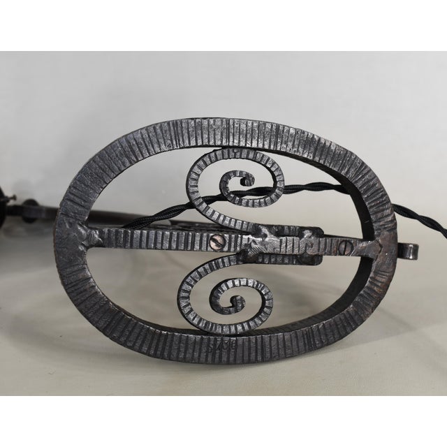 Belgo-French Art Deco Lamp by Carion & Le Verre Francais Schneider - 1920s France For Sale - Image 10 of 15