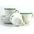 Large Belgian Porcelain Cups and Saucers, 1890s, Set of 6 For Sale - Image 4 of 10