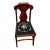 Traditional 1940s Flame Mahogany Empire Side Chair With Needlepoint Seat For Sale - Image 3 of 16
