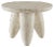 Lunarys Medium Side Table Natural Beige Limestone by HOMMÉS Studio For Sale