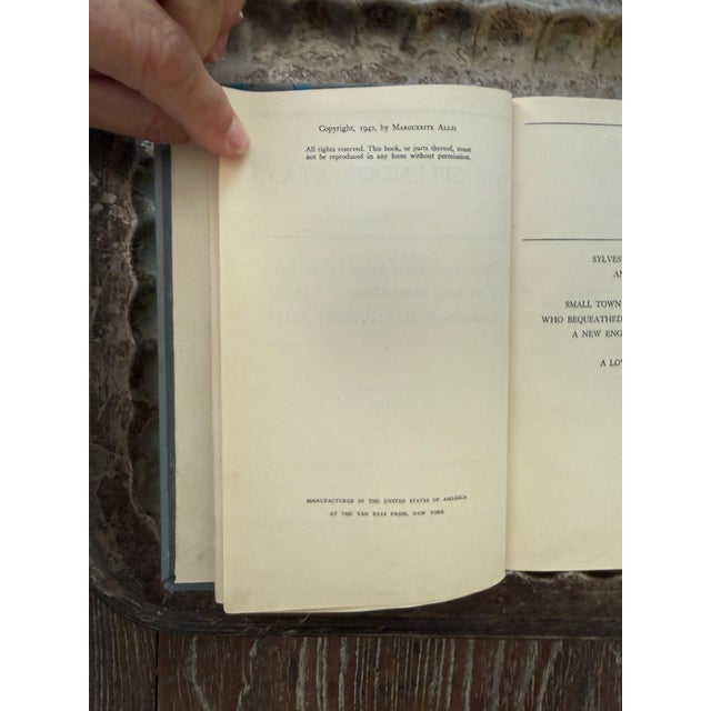 1942 First Edition the Splendor Stays by Marguerite Allis Historical Novel G. P. Putnam’s Sons Saybrook Connecticut For Sale In Chicago - Image 6 of 10