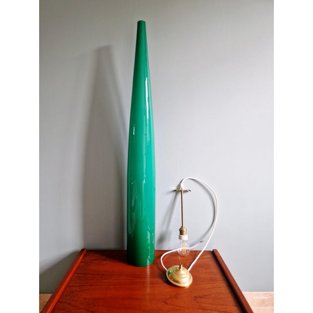 Green and Blue Murano Glass Suspensions by Alessandro Pianon for Vistosi, 1960s, Set of 3 For Sale - Image 11 of 18