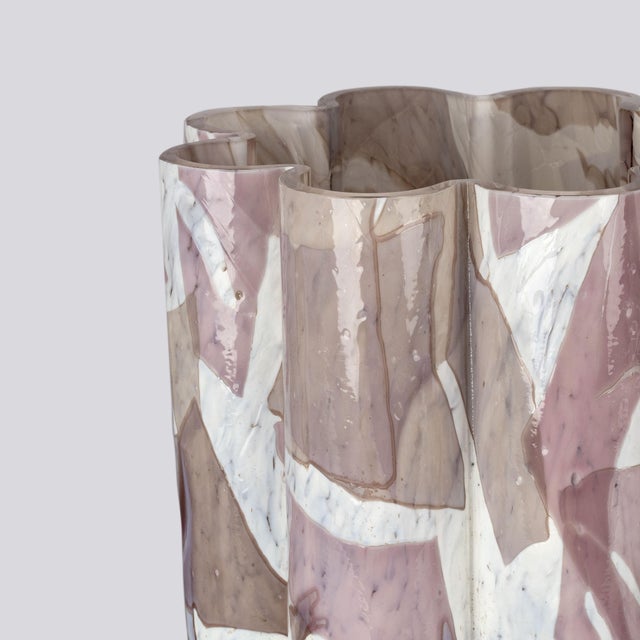 The Nougat Collection is another result of our tests with Murano blown glass. The patterns on these vases and glasses,...