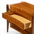 Wood William Hinn Mid Century Walnut Curved Front Lowboy Dresser For Sale - Image 7 of 8