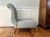 Pair of Barbara Barry for Baker Celadon Silk, Scroll Back Slipper Chairs For Sale In Nashville - Image 6 of 12