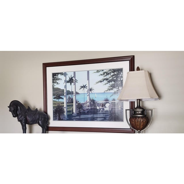 Coastal Contemporary "Caribbean Comfort" by Bill Saunders For Sale - Image 3 of 7