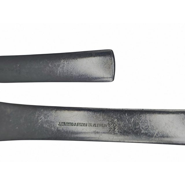 Joe Colombo Forks by Ambrogio Pozzi, 1970s, Set of 9 For Sale - Image 4 of 6