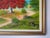 2000’s Francisco Lopez “Framboyan Tree” Countryside Landscape Oil on Canvas Painting, Wood Framed For Sale - Image 9 of 12