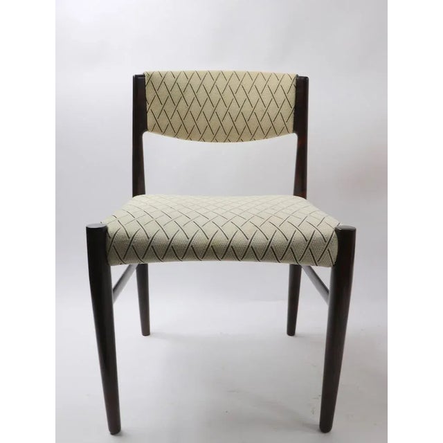 Grete Jalk Set of 8 Danish Modern Dining Chairs in Rosewood by Grete Jalk For Sale - Image 4 of 13