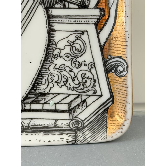 Vintage Pair of Piero Fornasetti Trinket Trays, Made in Milan For Sale - Image 13 of 13