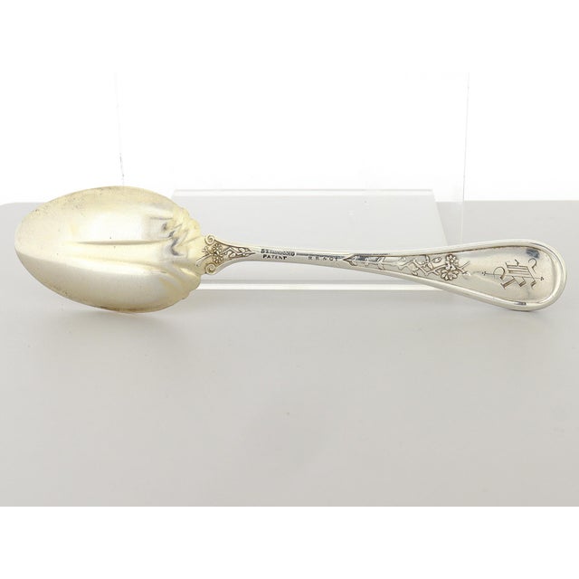Antique John Wendt Sterling Silver Bird Pattern Ice Cream Spoons - Set of 6 For Sale - Image 14 of 17