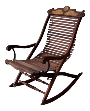 Antique Victorian Eastlake Adjustable Rocking Chair