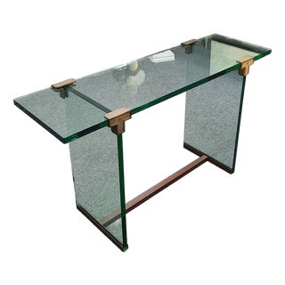 Regency T30 Wall Console and Side Table by Peter Ghyczy, 1970s For Sale