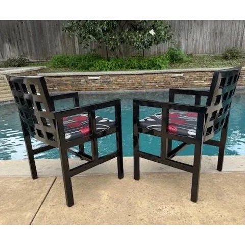 1970s Pair of Vintage Model 1515 Armchairs by Ward Bennett for Brickel Associates, Inc. For Sale - Image 5 of 9