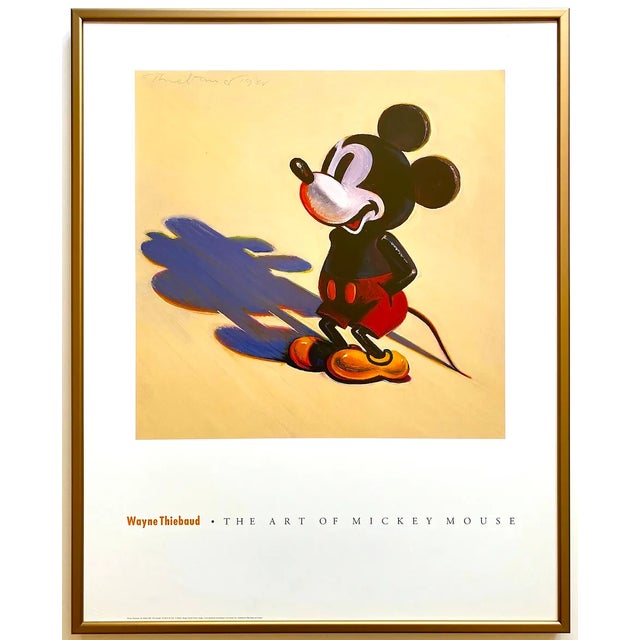 Wayne Thiebaud Vintage Lithograph Print Framed Pop Art