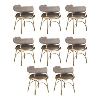 Austin Dining Chairs by Porus Studio, Set of 8 For Sale