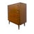 1970s Vintage Mid-Century Modern 4-Drawer Tallboy Dresser Dovetailed Drawers. For Sale - Image 5 of 12