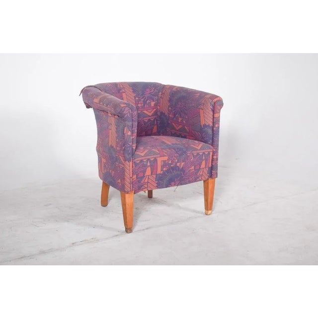 Mid-Century Modern Portuguese Little Low Lady Chair, 1980s For Sale - Image 3 of 10
