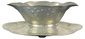 Art Nouveau Sauce Boat in Pewter from Kayserzinn, 1900s