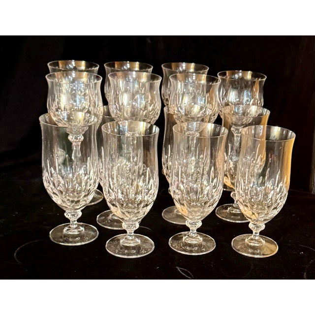 Mid 20th Century Vintage Lead Crystal Stemware Set - Set of 12 For Sale - Image 5 of 12