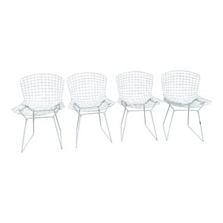 Mid Century Bertoia Side Chairs by Knoll- Set of 4 For Sale