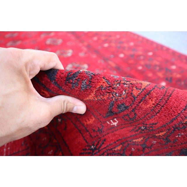 1980s Hand Knotted Vintage Runner Rug For Sale - Image 5 of 6