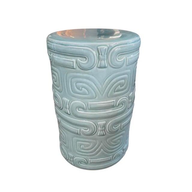 Elevate your living space, patio, or sunroom with this striking vintage ceramic piece, masterfully crafted in Italy....
