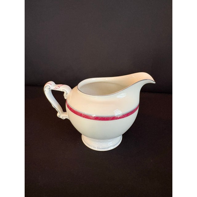 Elegant Late Art Deco to Modern Dishes in the Christine Pattern From Heinrich - Set of 13 For Sale - Image 10 of 12