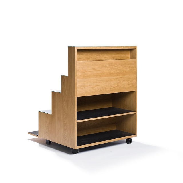 Wood Rampa Multifunctional Station by Achille Castiglioni for Hille For Sale - Image 7 of 18