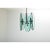 1960s Vintage Italian Glass Pendant Light Fixture For Sale - Image 5 of 8