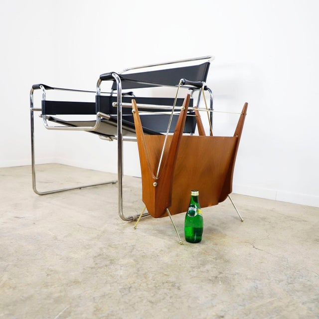 1950s 1950s Rare Atomic Age Magazine Rack For Sale - Image 5 of 5