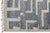 Cream 10x14 Modern Maze Blue & Cream Moroccan Geometric Handmade Wool Rug For Sale - Image 8 of 11
