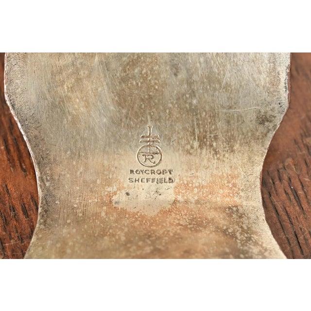 Early 20th Century Roycroft Arts & Crafts Silverplate Caddy Spoon For Sale - Image 9 of 11