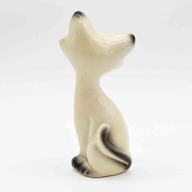 Small Mid Century Siamese Cat Figurine For Sale In San Diego - Image 6 of 12
