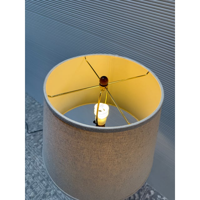 Sunrise Home Spanish Revival Aged Brass Patina Table Lamp For Sale - Image 4 of 12