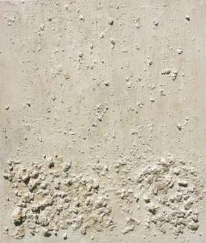 24" X 28" California Beach' #3 - Natural Palette Abstract Relief Seascape / Seaside / Marine Oil Painting / Earth Tones / Pacific Ocean