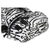 White Black Nylon Printed Coco Neige Backpack For Sale In New York - Image 6 of 8