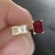 Natural Ruby Sapphire Ring 6.5 14k W Gold 3.64 TCW Certified For Sale - Image 11 of 18