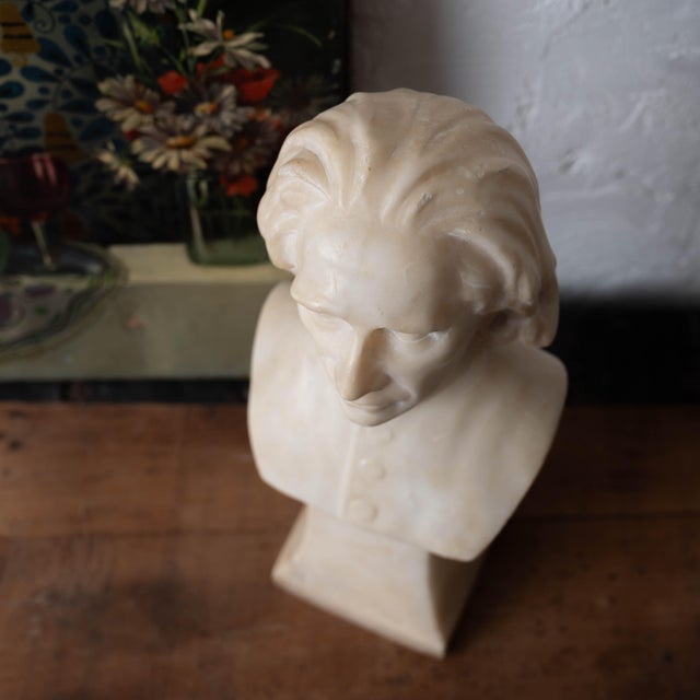 Franz Liszt Marble Bust, 19th Century For Sale - Image 10 of 13