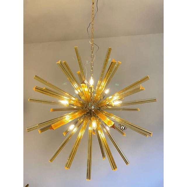 Sputnik Chandelier in Murano Glass Style by Simoeng For Sale - Image 10 of 11