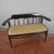 Antique Viennese Style Bench with Armrests For Sale - Image 5 of 9