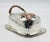 1980s Emilia Castillo Silver Plated “Maple Leaf” Jasper Inlay Covered Butter Dish For Sale In Los Angeles - Image 6 of 14