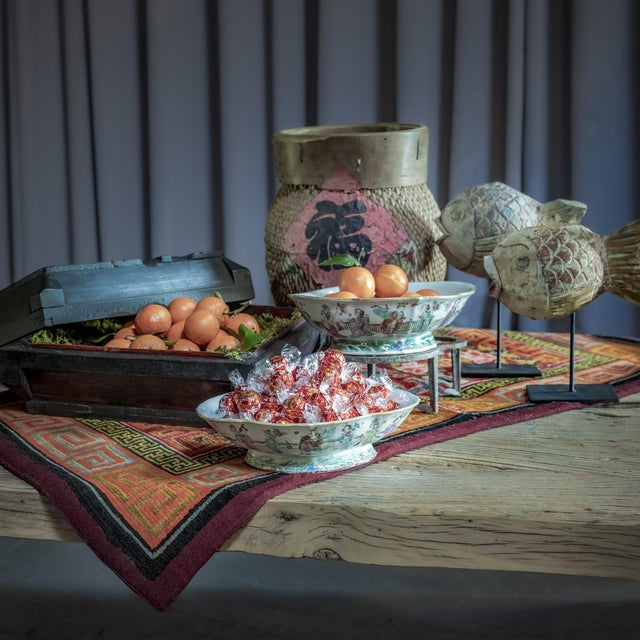 Wood Chinese Black Lacquer Snack Box, C. 1820 For Sale - Image 7 of 7