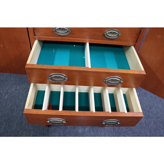 Cherry Silverware Chest Chairish