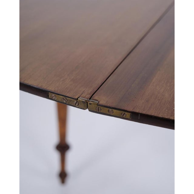 Games Table in Polished Mahogany with Brass Mounts, 1860s For Sale - Image 8 of 11