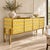Butter Yellow Italian Sideboard with 120 Murano Glass Spheres from Justfurnituress SRL For Sale - Image 9 of 10
