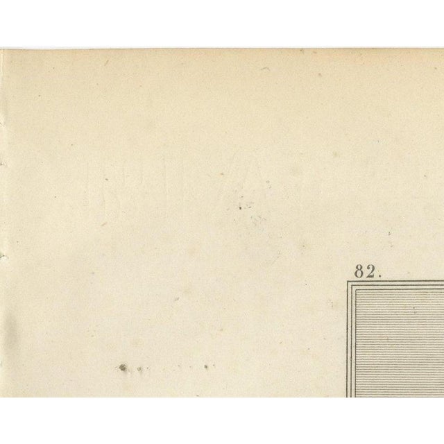 Paper Antique Map of the Vendee, Noirmoutier and the Ruins of Tiffauges, 1860 For Sale - Image 7 of 12