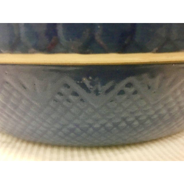 Indigo Blue Ceramic Mixing Bowls Set of 3 Chairish