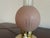 Pink Glass Table Lamp, 1950s For Sale - Image 6 of 9