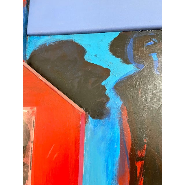 John M Mitchell, Large Painting Photo Collage Martin Luther King African American Civil Rights, 1996 For Sale - Image 13 of 18